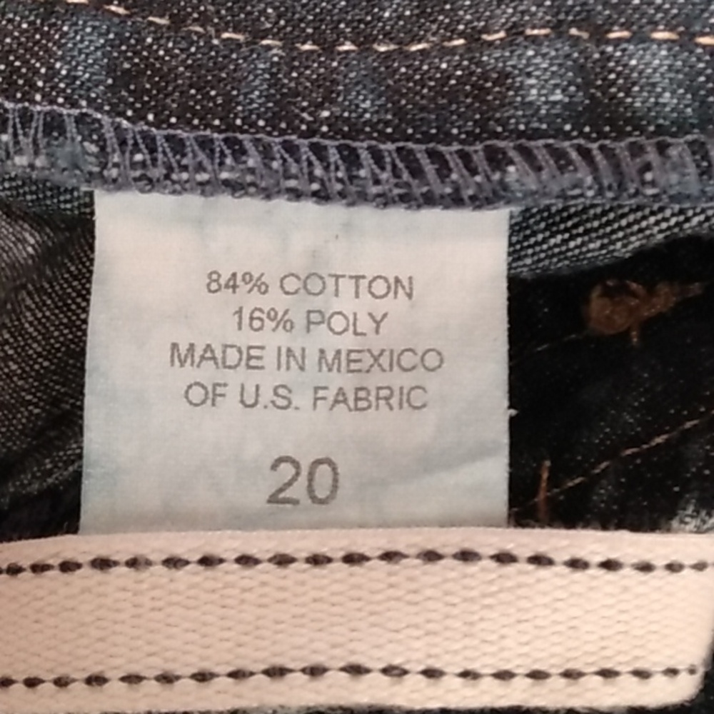 Vtg Y2k Venizia Dark Rinse Jeans Denim Skirt Modest Trad Wife Discreet College - Picture 10 of 10